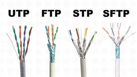 تفاوت کابل‌های زوجی فویل‌دار (FTP) و شیلد‌دار (STP)
